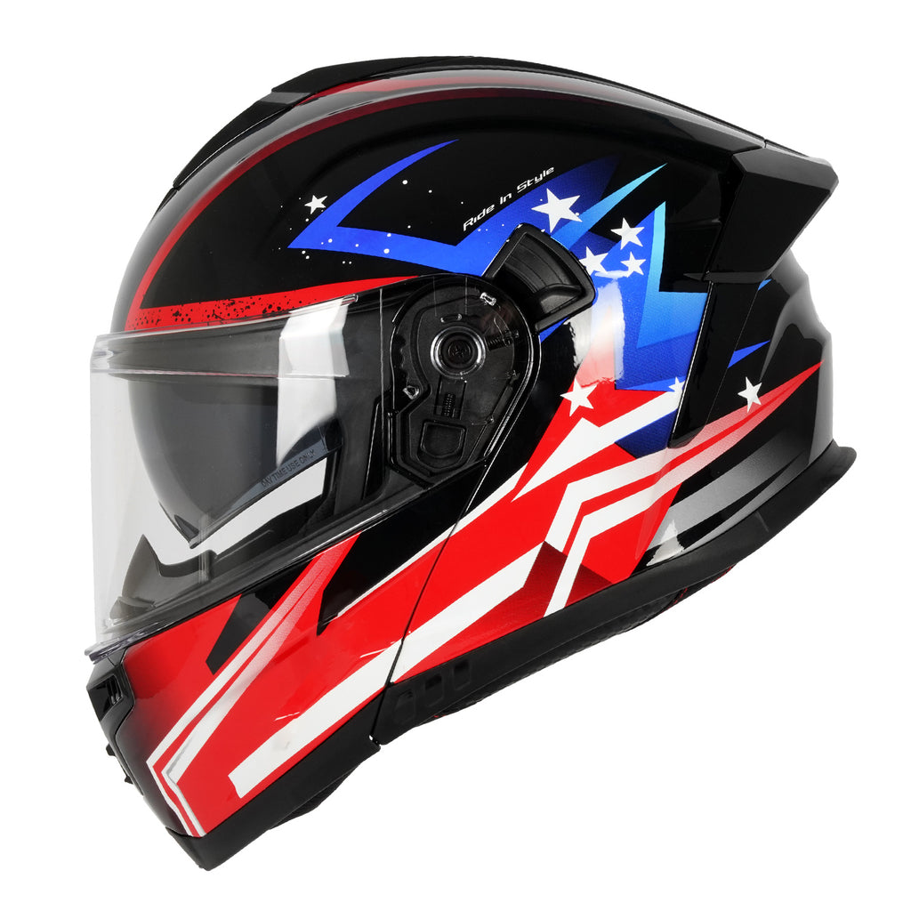 Rockie Helmet R12 Motocycle Dual Visor Flip up helmets Modular Helmet – Rockie Helmets Rockie Helmet R12 Motocycle Dual Visor Flip up helmets Modular Helmet – Rockie Helmets