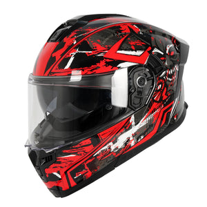 Rockie Helmet R12 Motocycle Dual Visor Flip up helmets Modular Helmet #3