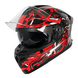 Rockie Helmet R12 Motocycle Dual Visor Flip up helmets Modular Helmet #3