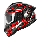 Rockie Helmet R12 Motocycle Dual Visor Flip up helmets Modular Helmet #3