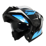 Rockie Helmet R12 Motocycle Dual Visor Flip up helmets Modular Helmet #5