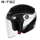 R-tec 828 Motocycle open face helmet