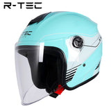 R-tec 828 Motocycle open face helmet