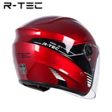 R-tec 828 Motocycle open face helmet