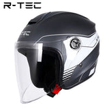 R-tec 828 Motocycle open face helmet