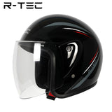 R-tec A66 Motocycle half face helmet