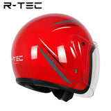 R-tec A66 Motocycle half face helmet