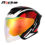 Rockie helmet R3(Assassin) Motocycle dual visor half face helmet