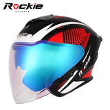 Rockie helmet R3(Assassin) Motocycle dual visor half face helmet