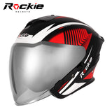 Rockie helmet R3(Assassin) Motocycle dual visor half face helmet