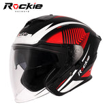Rockie helmet R3(Assassin) Motocycle dual visor half face helmet
