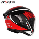Rockie helmet R3(Assassin) Motocycle dual visor half face helmet
