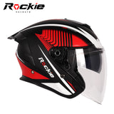 Rockie helmet R3(Assassin) Motocycle dual visor half face helmet