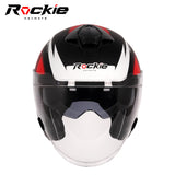 Rockie helmet R3(Assassin) Motocycle dual visor half face helmet