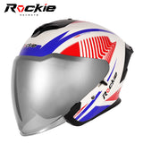 Rockie helmet R3(Assassin) Motocycle dual visor half face helmet