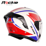 Rockie helmet R3(Assassin) Motocycle dual visor half face helmet