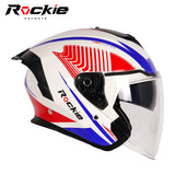 Rockie helmet R3(Assassin) Motocycle dual visor half face helmet