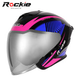 Rockie helmet R3(Assassin) Motocycle dual visor half face helmet