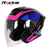 Rockie helmet R3(Assassin) Motocycle dual visor half face helmet