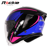 Rockie helmet R3(Assassin) Motocycle dual visor half face helmet