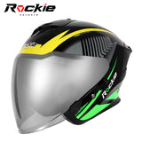 Rockie helmet R3(Assassin) Motocycle dual visor half face helmet