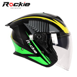 Rockie helmet R3(Assassin) Motocycle dual visor half face helmet
