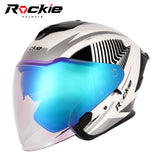 Rockie helmet R3(Assassin) Motocycle dual visor half face helmet