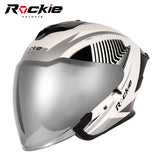 Rockie helmet R3(Assassin) Motocycle dual visor half face helmet