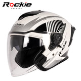 Rockie helmet R3(Assassin) Motocycle dual visor half face helmet