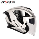 Rockie helmet R3(Assassin) Motocycle dual visor half face helmet