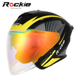 Rockie helmet R3(Assassin) Motocycle dual visor half face helmet