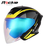 Rockie helmet R3(Assassin) Motocycle dual visor half face helmet
