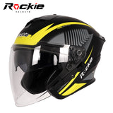 Rockie helmet R3(Assassin) Motocycle dual visor half face helmet