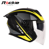 Rockie helmet R3(Assassin) Motocycle dual visor half face helmet