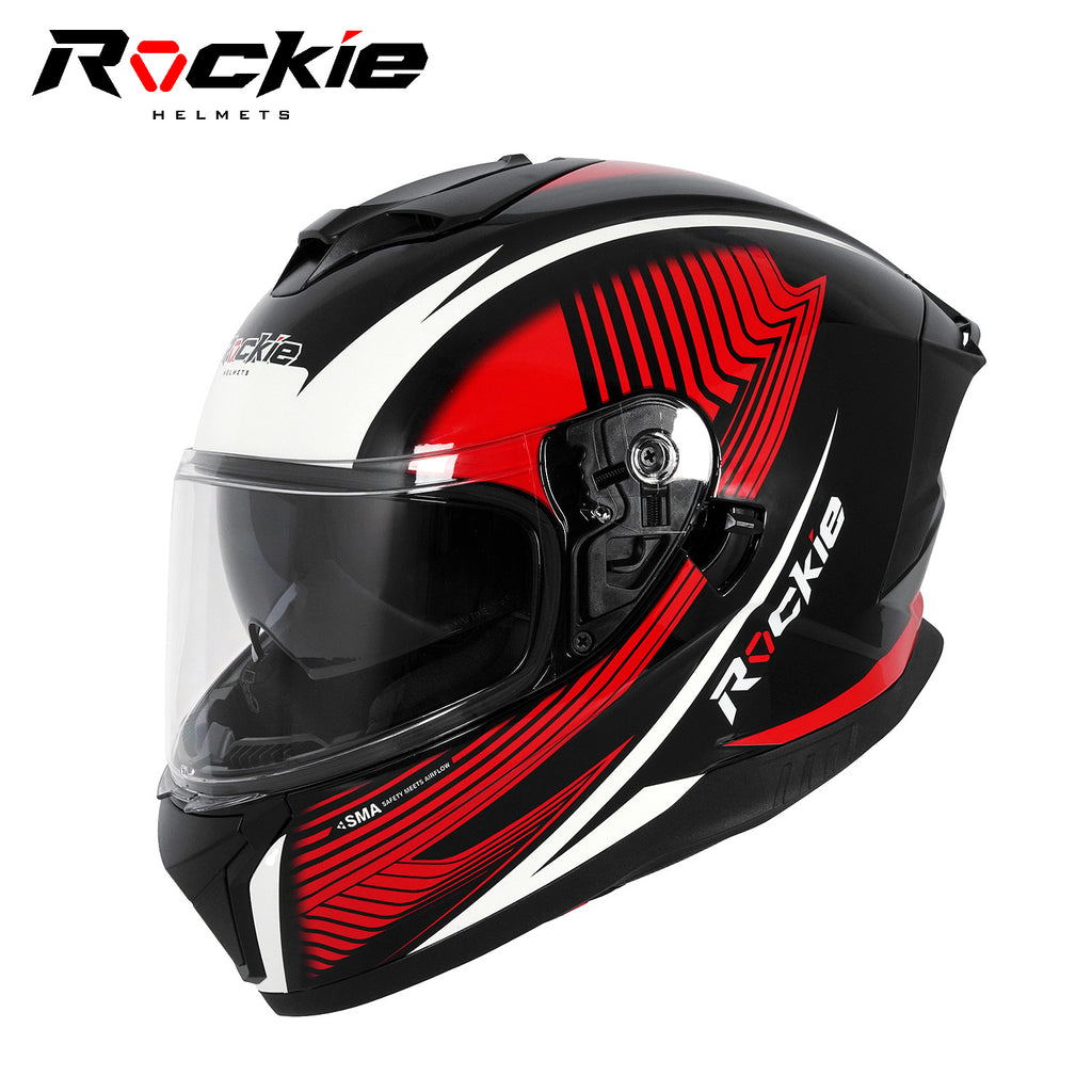 assassin motorcycle helmet Rockie helmet R4 (Assassin) Motocycle Dual Visor Full Face Helmet(Blac – Rockie Helmets