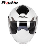 Rockie helmet R6 Motocycle dual visor half face helmet