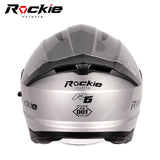 Rockie helmet R6 Motocycle dual visor half face helmet