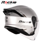 Rockie helmet R6 Motocycle dual visor half face helmet