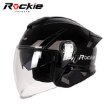 Rockie helmet R6 Motocycle dual visor half face helmet