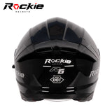 Rockie helmet R6 Motocycle dual visor half face helmet